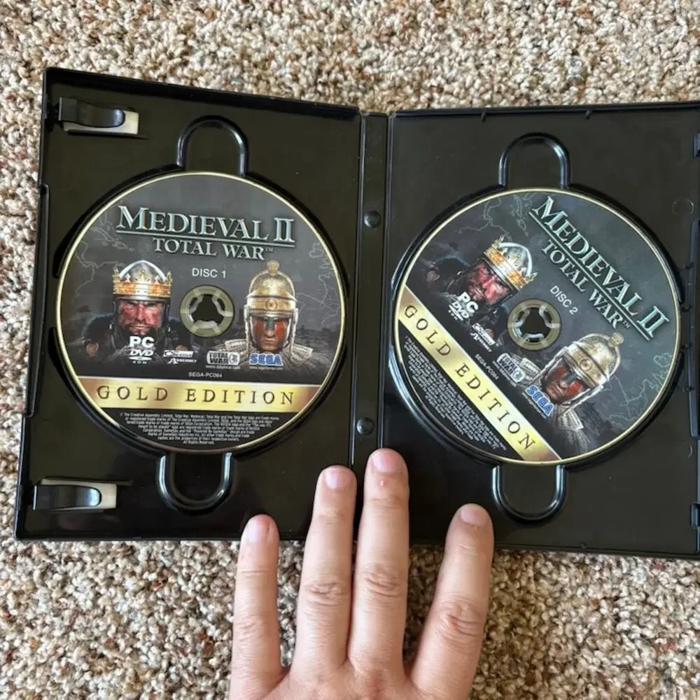 Medieval II Gold Edition Total War Total War Kingdoms PC DVD 2 Discs
